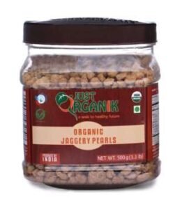 Just Organik Organic Jaggery Pearls