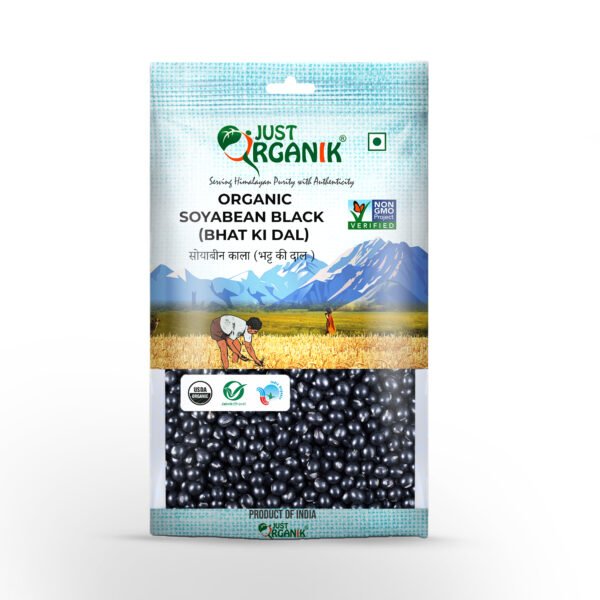 Organic Soybean Black (Bhat Ki Dal) (500 g)